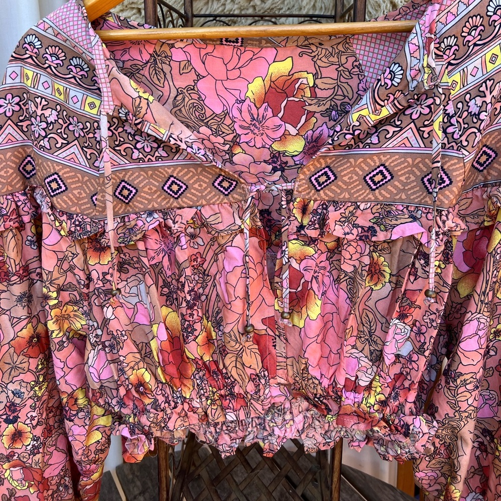 Boho Crop Top - Picture 2 of 8